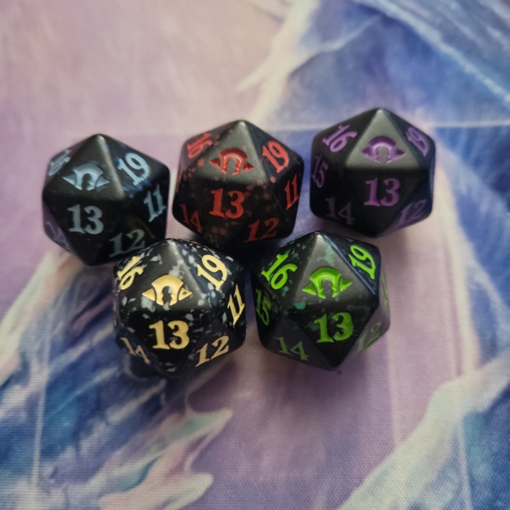 Spindown Dice Magic the Gathering Set of 5 - Modern Horizons